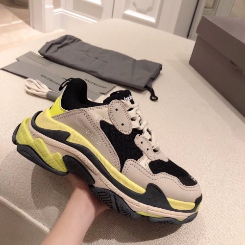 BALENCIAGA Triple S leather sneakers BALE-TS2665458887